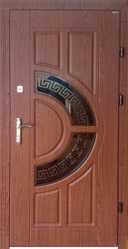 Стальные двери со стеклом с МДФ ST-1207, цена 45 000  руб.